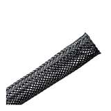 Braided Sleeving, .5" PET Expandable, Black 100ft/RL redirect to product page